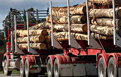 Logging truck image