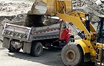 Aggregate dump truck image